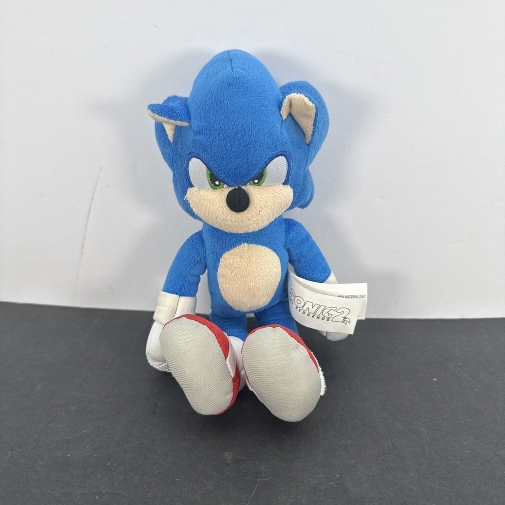 2022 Sonic The Hedgehog 2 The Movie SONIC 10" Inch Soft Plush Toy